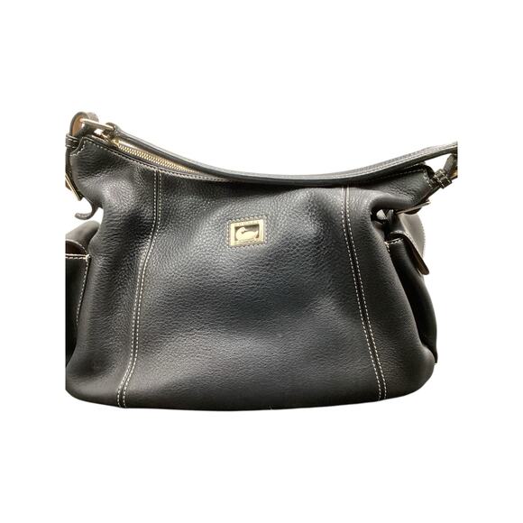 Dooney &Bourke Purse Women’s One Size Pebbled Leather One Handle Zipper Black - Picture 2 of 13